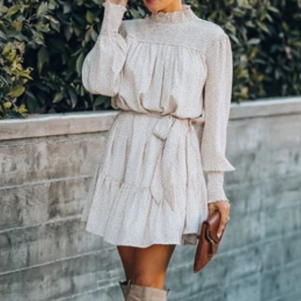 Vici smocked dress! Size large